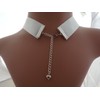 dunns-jewels White Double Faced Satin 25mm Wide Choker