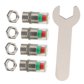 FUNOMOCYA Set of Automotive Pressure Monitor Caps Tire Stem Caps Valves Stem Covers Fit Cars