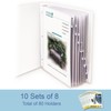 C-Line Polypropylene Sheet Protector with Index Tabs, Clear Tabs, 11