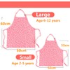 CRJHNS Kids Apron and Chef Hat Set, Adjustable Cotton Child