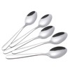 Zerdyne 12 Pieces Stainless Steel Small Dessert Spoon