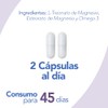 NatGel Treonato de Magnesio con Omega 3 Alta Absorcion, Apoyo