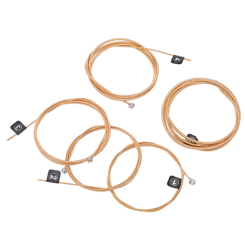 5 String Bass Strings Replacement Professional Metal Wooden Bass Guitar