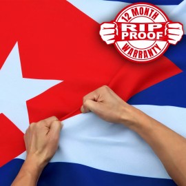 Anley Rip-Proof Double Sided 3-Ply Cuba Flags 3x5 Ft Cuban National Flags