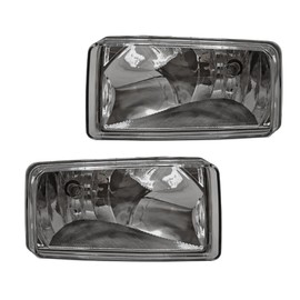 AniyaFDCX Fog Lights Assembly Compatible with 2007-2015 Chevy Silverado, Suburban, Tahoe, 2007-2013 Avalanche, Truck Fog Lamp Replacement Smoked Lenes