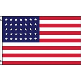 35 Stars American Flag Historical United States Banner USA Pennant 3x5 Outdoor