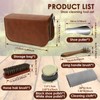UKQRRTC Shoe Cleaning Kit, Versatile Leather Shoe Shine Kit, Practical