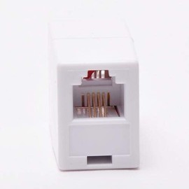 FireFold RJ11 Inline Modular Coupler - Female to Female RJ11 - for Customized Telephone Solutions - Extends The Length of Two Modular Cables