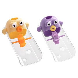 XOXVURI Tap Extension for Children, Set of 2 Animals, Tap Extension for Sink Taps, Hand Wash Tap Extension, Children for Babies, Toddlers, Children (Fish)