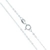 925 Sterling Silver Fine Flat Trace Chain Necklace 20 Inch