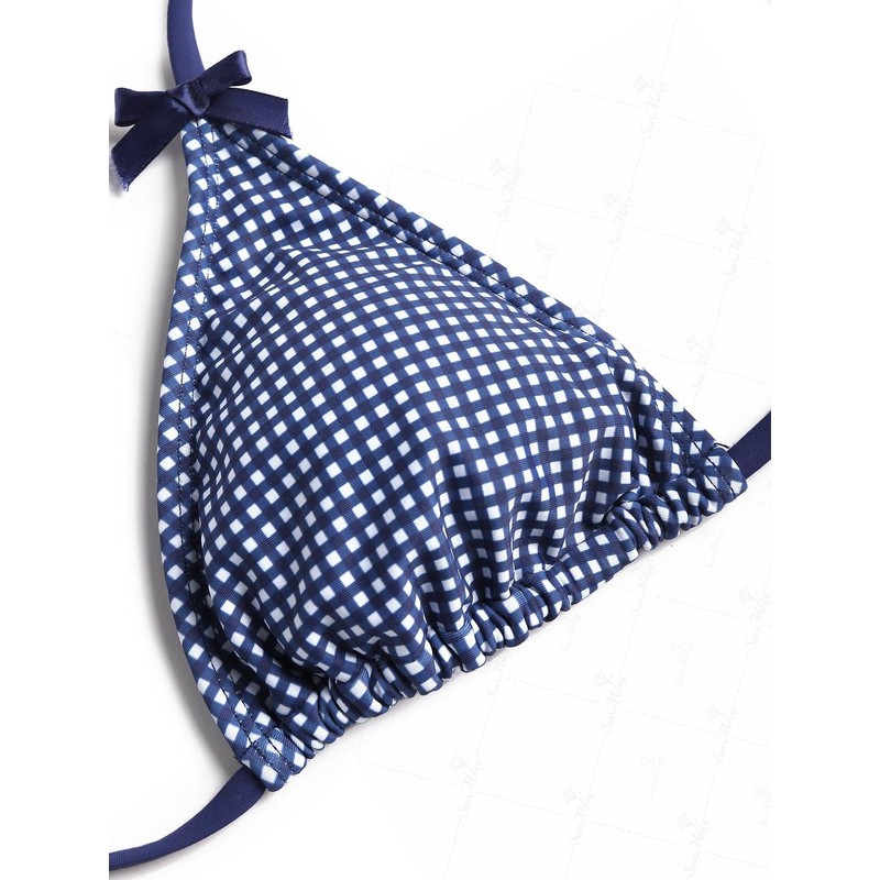 seamoly Women's Two Piece Bathing Suit Bow Tie Back Bikini