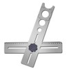 GEZICHTA Ceramic Tile Hole Locator,Portable Stainless Steel Universal Marble Punching