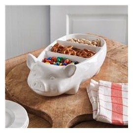 CTW Home Collection Piglet Divided Bowl