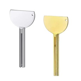 2 Pcs Multicolor Lightweight Toothpaste Squeezer Metal Tube, Steel Dispenser Roller Tube Presser Roller Tube for Cosmetic Cream Toothpaste Squeezer