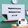 Magnetic Dry Erase Whiteboard Contact Paper White Board Wall Paper