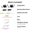 HangSmart TV Soundbar Mount NO Stud & NO Drill Easy