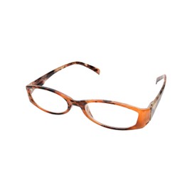 Calabria 744 Snakeskin Animal Print Reading Glasses 3.25 Brown Women Cheaters Chic Trendy Readers Eyeglass Soft Slip In Case