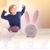 KDtech Kids Alarm Clock with Night Light 6 Ringtones, Cute