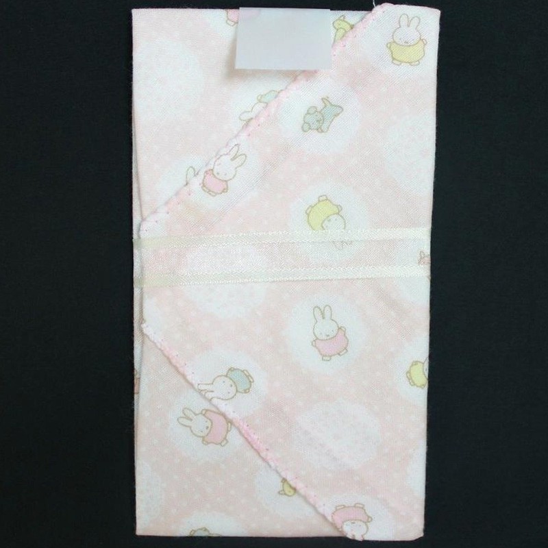 マルアイ ミッフィー 祝儀袋 出産祝い ガーゼ ハンカチ 金封 ピンク 1枚 キ-MY10P