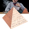 Metal Ashtray with Cover Retro Office Ornaments Smoking Gifts Egyptian