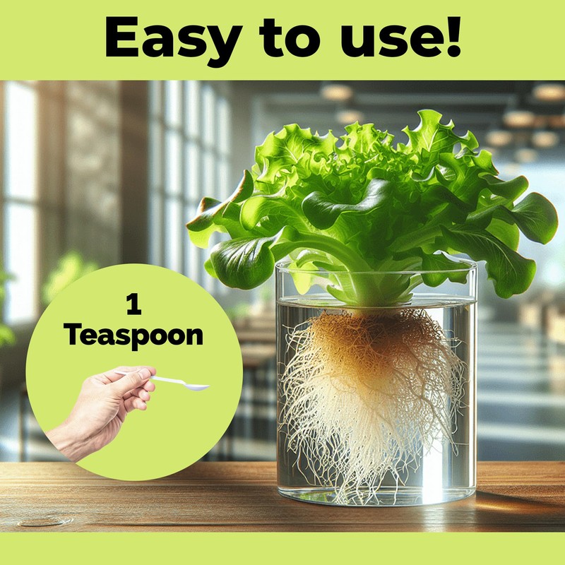Kratky Hydroponic Fertilizer – Liquid Plant Food for Passive Hydroponics,
