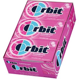 Orbit Bubblemint 14 PC (Pack of 24)