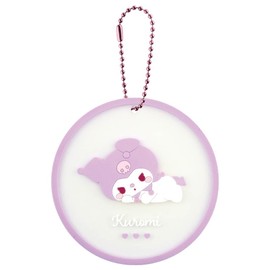 Tees Factory Sanrio Characters SR-5535724KU 2-way Clear Rubber Coaster Kuromi H 3.9 x W 3.9 x D 0.1 inches (10 x 10 x 0.4 cm)