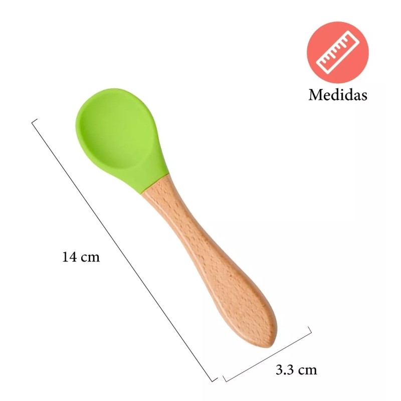 Cucharas Bebe Diferentes Colores, Libre Bpa, 4pack