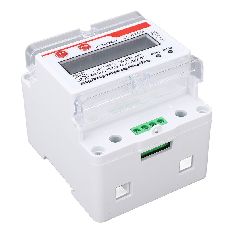 Electricity Meter 4P LCD Display Multifunctional RS485 Single Phase Bidirectional