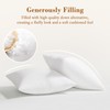 puredown® 16x16 Throw Pillow Inserts, 2 Pack Fluffy Soft Pillow