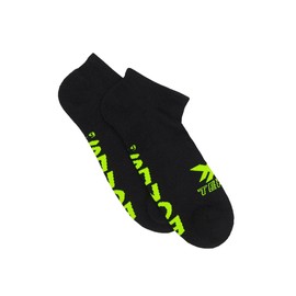 12 X Bonds Mens X-Temp Comfy Cushioned Low Cut Black Socks 6-10