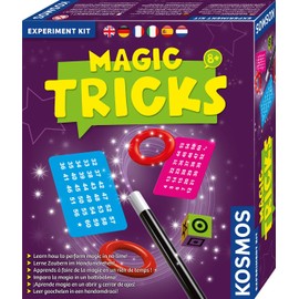 Kosmos Learn to conjure in no time at all, with magic wand and utensils for 20 magic tricks, compact format, gift game, experiment set, magic tricks, multicoloured
