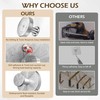 Ninth Five Suction Cup Hooks for Shower, Bathroom Wall Door