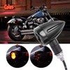 NEYORIKA LED Turn Signal Bullet-shaped Light for Motorcycles, 12 V,