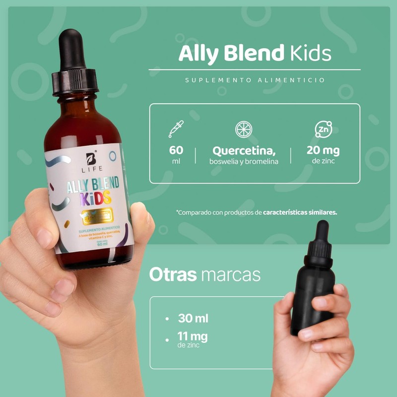 Ally Blend Kids en gotas 60 ml 2 meses de