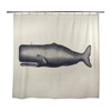 Thomas Paul Moby Shower Curtain, Ink