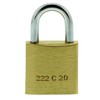 Burg-Wächter Trio 222 20 SB Padlock Set, Brass, 3,5 mm
