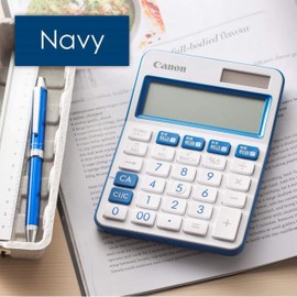 Canon LS-105WUC-NV Colorful Calculator, 10 Digits, Mini Tabletop Size, W Tax Function, Antibacterial Specifications