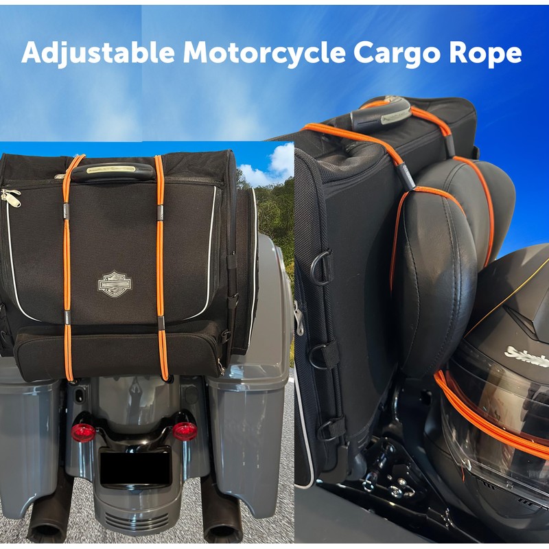Black Everything Rope 5 Ft Adjustable Bungee Cord with Hooks
