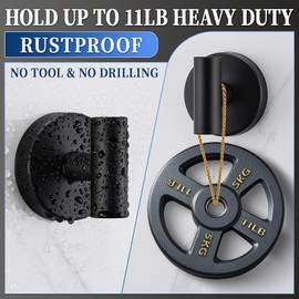 warlve Suction Cup Hooks No Drill Stainless Steel Shower Hooks Towel Hook Robe Hook Heavy Duty on Smooth and Non-Porous Surfaces in Bathrooms Kitchen Bedroom (2, Matte Black)