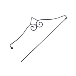 Kisangel Garden Flag Wall Hanger, 2Pcs Metal Garden Flag Hanger Garden Banner Holder for Garden Lawn Porch Wall