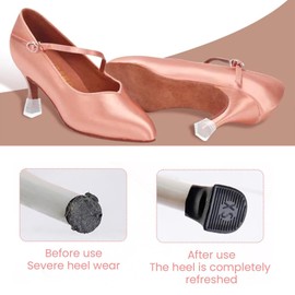 10 Pairs of High Heel Protectors, Black and Transparent Heel Protection Caps, Heel Protectors, Heel Protectors, Heel Protection, Non-Slip Design, High Heel Stopper for Weddings, Outdoor Events
