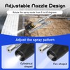 M5 Twist Nozzle,3-7 GPM Two-in-one Adjustable Downstream Soft Wash Nozzle,1/4"