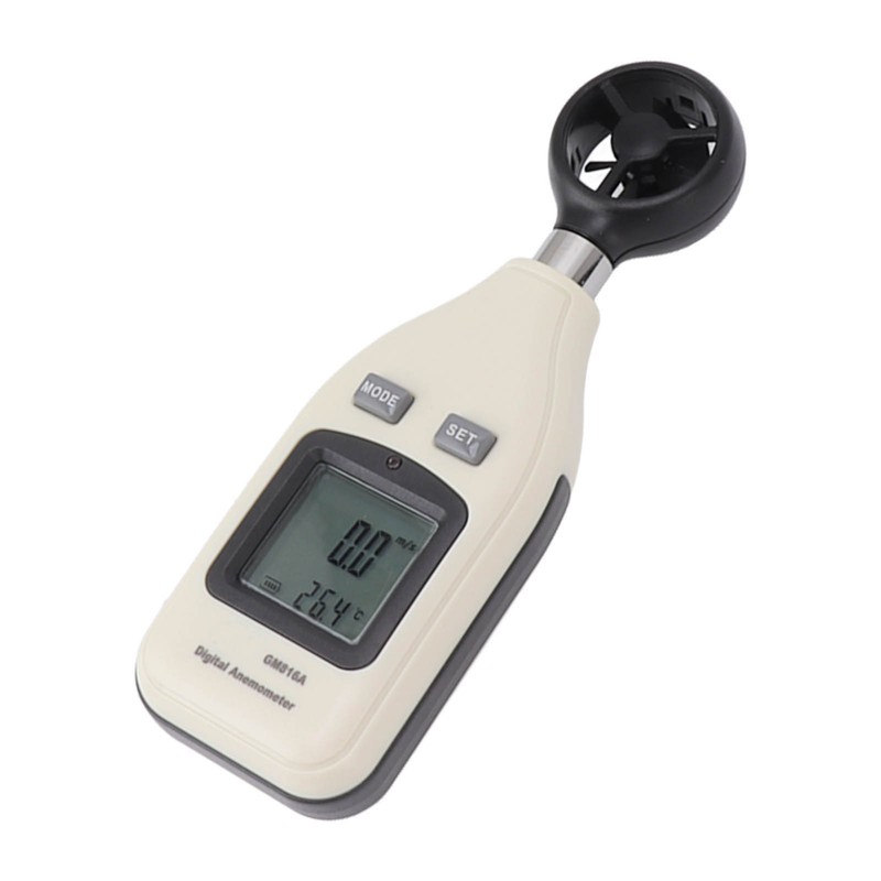 Digital Anemometer with LCD Display Wind Speed and Temperature Meter