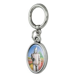 GRAPHICS & MORE Wizard of Oz Tin Man Character Shoe Sneaker Shoelace Oval Charm Jewelry