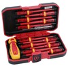 VDE Insulated Screwdrivers Flat Pozi Phillips Torx Interchangeable Heads 13pc