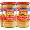 Rokeach Old Vienna Gefilte Fish, 24 oz Jar (4 Pack)