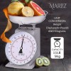 MARLIZZ 11파운드 5kg 오래된 앤티크 스타일의 기계식 주방 저울 2볼
