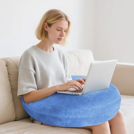 vamorry Gaming Pillow Arm Support Pillow for Bed & Sofa: Ergonomic U-Shaped Lap Pillow with Elbow Rest for Adults & Kids - Reduces Arm Pain & Fatigue During Gaming, Reading, Working & Crocheting