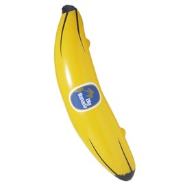 Inflatable Big Bananas 100cm Props & Theme Inflatable Blow-Up Party Decoration for Fancy Dress Accessory